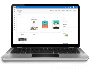 Create Landing Pages in Marketing Automation