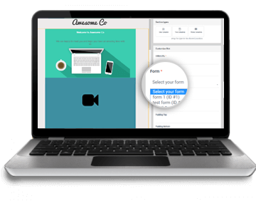Insert web Form in one click