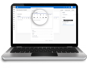 Use Dynamic Content inside email template