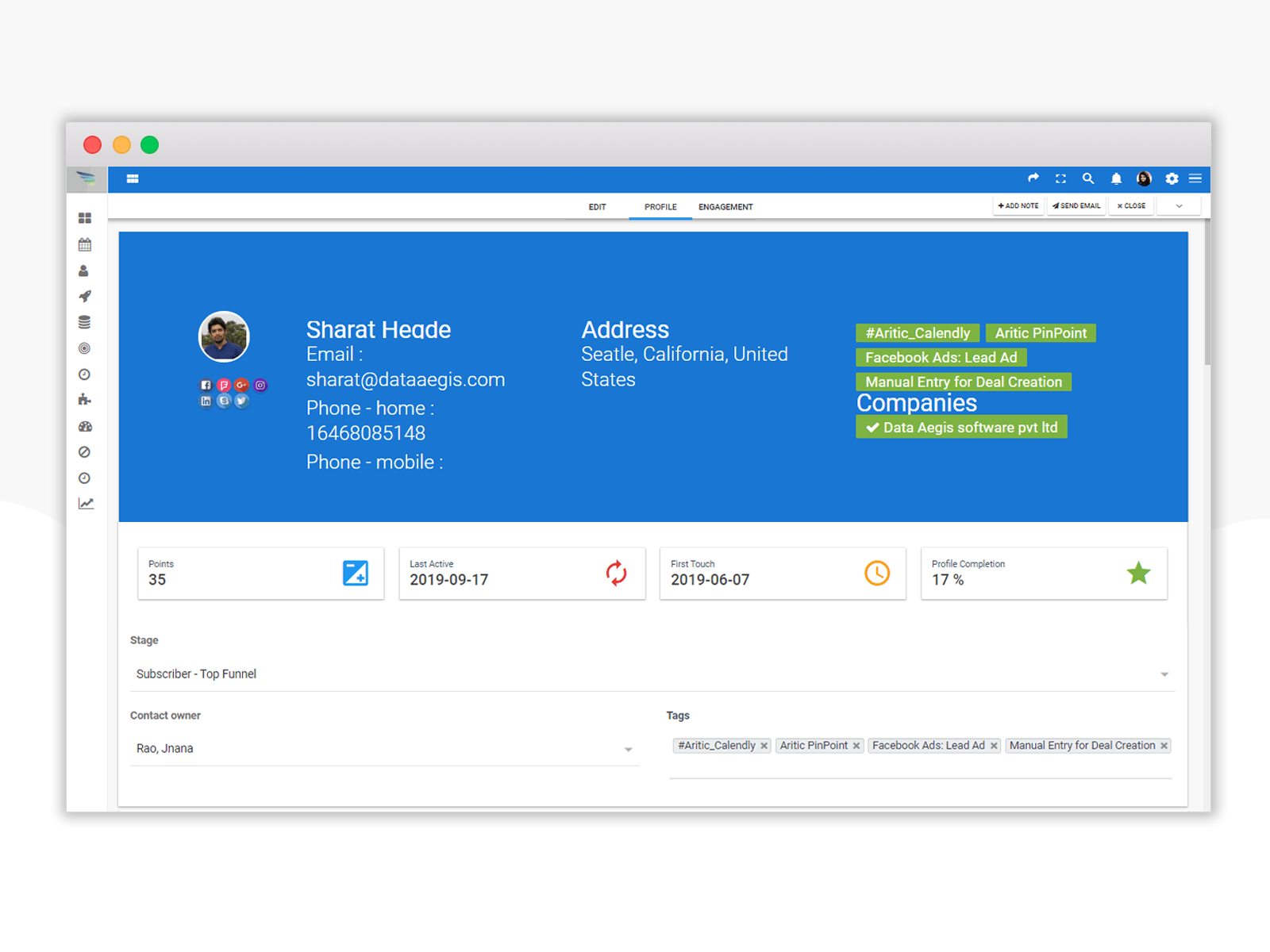 Contact Tags