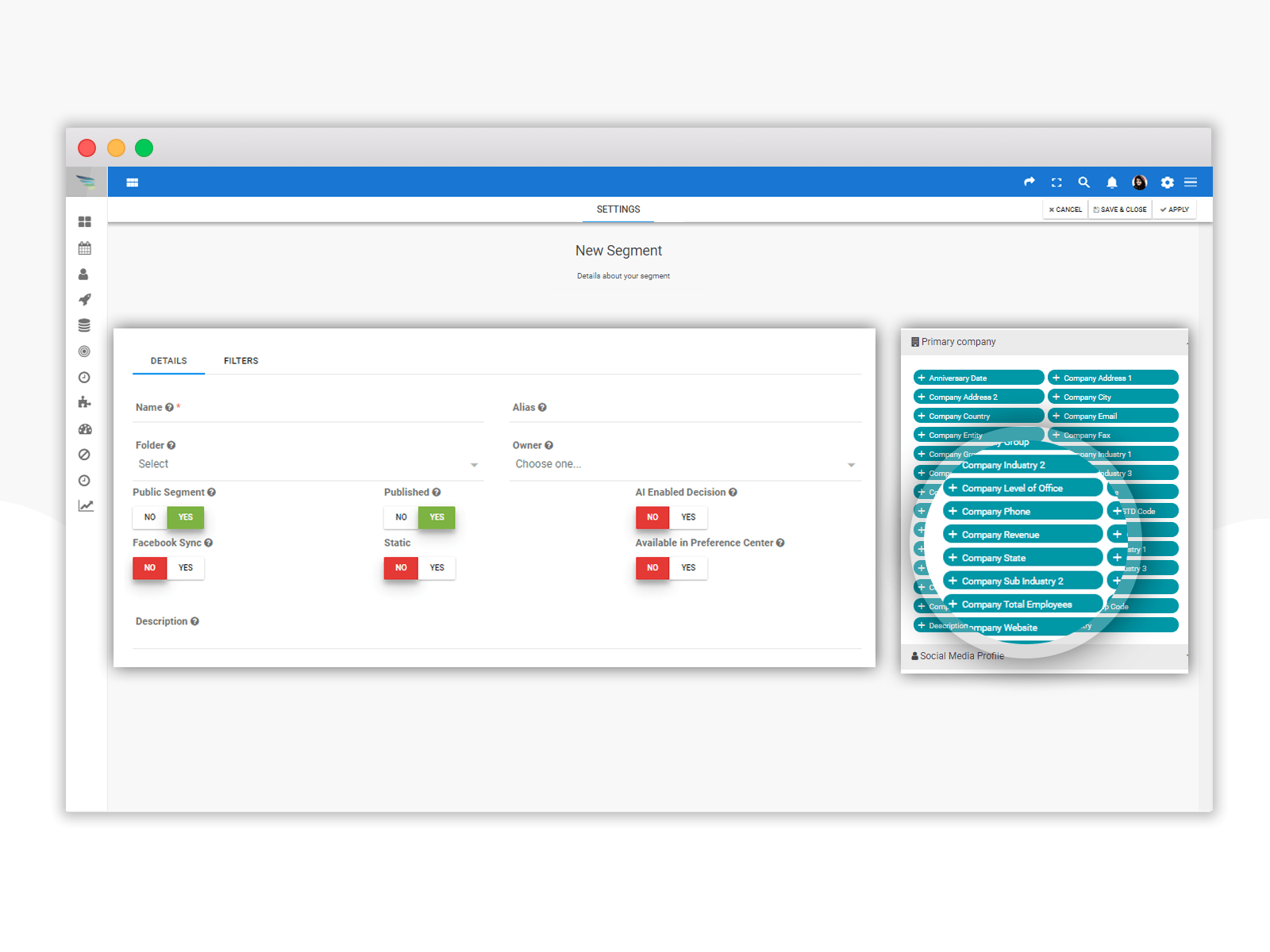 Segment Accounts for ABM